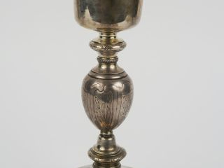 Calice en argent début XIXème. 385 g. H : 27,5 cm
