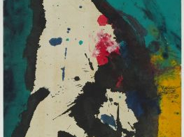 Judith WOLFE "Vert I". Huile sur toile. Signée et datée 1991 au dos. 8