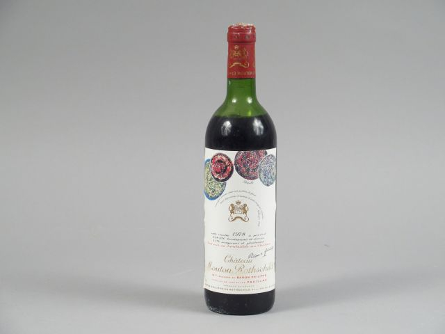 1 BOUTEILLE CHÂTEAU MOUTON ROTHSCHILD 1er GCC PAUILLAC - 1978 - MEP/CA