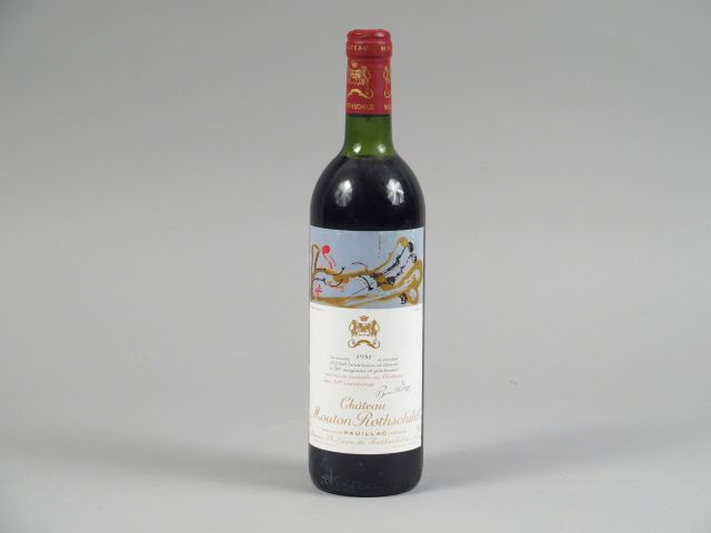 1 BOUTEILLE CHÂTEAU MOUTON ROTHSCHILD 1er GCC PAUILLAC - 1981 - LB