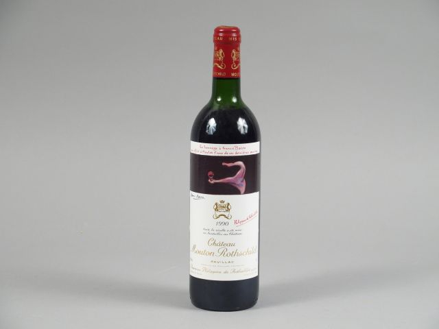 1 BOUTEILLE CHÂTEAU MOUTON ROTHSCHILD 1er GCC PAUILLAC - 1990 - HEP