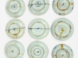 Lot de porcelaines de Hue (égrenures et accidents)