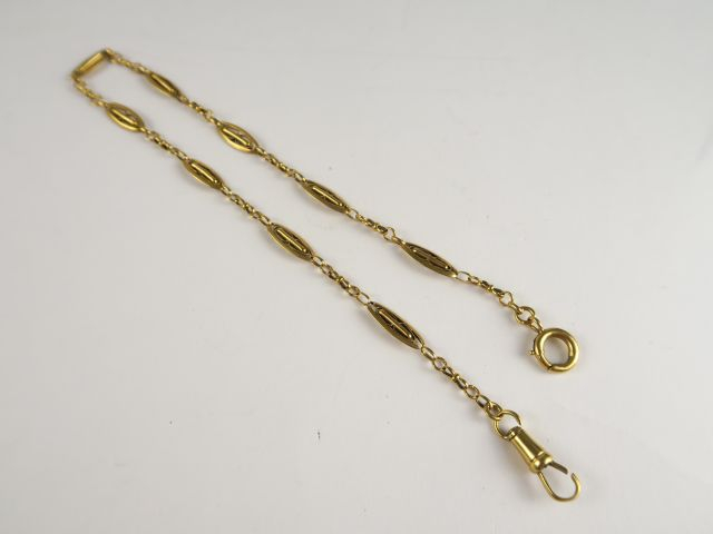 Giletière de montre de gousset, poinçon mixte aigle et sanglier. Poids