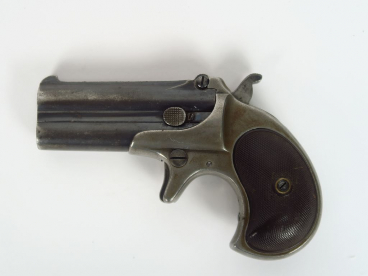 Pistolet à deux coups superposés calibre 41Rim fire Derringer fabricat