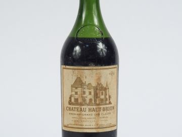 1 BOUTEILLE CHÂTEAU HAUT BRION 1er GCC GRAVES - 1959 - 6 CM/ET/EF/CAPS