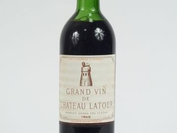 1 BOUTEILLE CHÂTEAU LATOUR 1er GCC PAUILLAC - 1968 - MEP/ELF