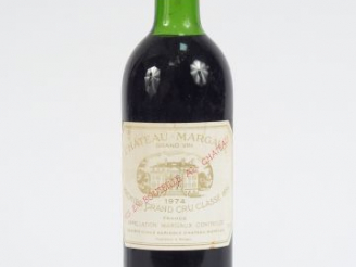 Vente aux enchères 1 BOUTEILLE CHÂTEAU MARGAUX 1er GCC MARGAUX - 1974 - LB