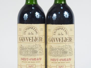 2 BOUTEILLES DOMAINE DE LA GAFFELIERE ST EMILION - 1982