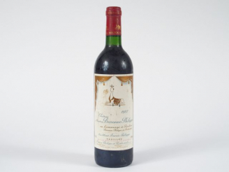 Vente aux enchères 1 BOUTEILLE CHÂTEAU MOUTON BARONNE PHILIPPE GCC PAUILLAC - 1987
