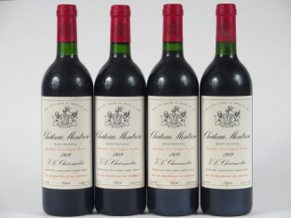 Vente aux enchères 4 BOUTEILLES CHÂTEAU MONTROSE GCC ST ESTEPHE - 1989