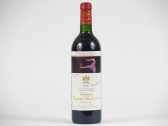Vente aux enchères 1 BOUTEILLE CHÂTEAU MOUTON ROTHSCHILD 1er GC PAUILLAC - 1990 - ETLA