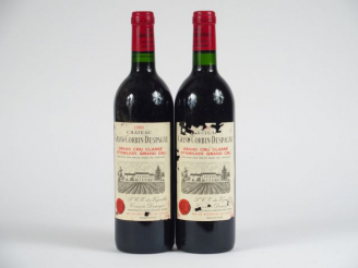 Vente aux enchères 2 BOUTEILLES CHÂTEAU GRAND CORBIN DESPAGNE GCC ST EMILION - 1990 - 1 E