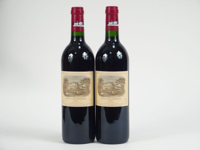 2 BOUTEILLES CHÂTEAU LAFITE ROTHSCHILD 1er GCC PAUILLAC - 1993