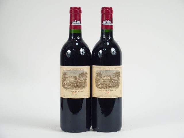 2 BOUTEILLES CHÂTEAU LAFITE ROTHSCHILD 1er GCC PAUILLAC - 1993