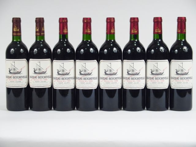 8 BOUTEILLES CHÂTEAU BEYCHEVELLE GCC ST JULIEN - 1996 - CBO 12