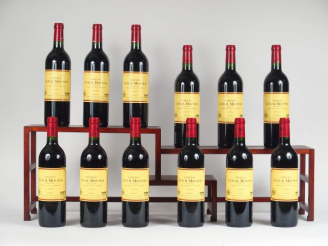 Vente aux enchères 12 BOUTEILLES CHÂTEAU LYNCH MOUSSAS GCC PAUILLAC - 2000 - CBO