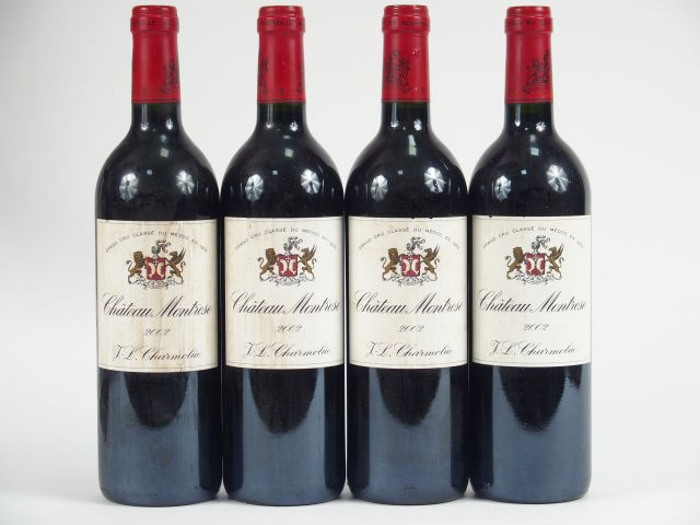 4 BOUTEILLES CHÂTEAU MONTROSE GCC ST ESTEPHE - 2002 - ELS