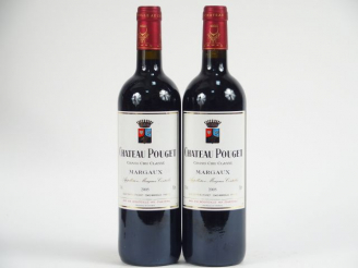 Vente aux enchères 2 BOUTEILLES CHÂTEAU POUGET GCC MARGAUX - 2005