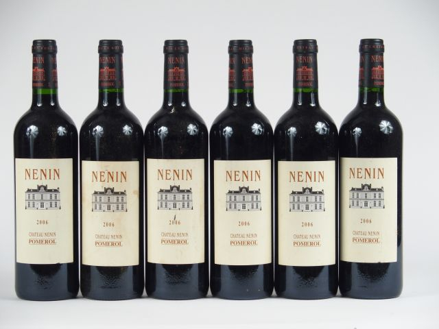 6 BOUTEILLES CHÂTEAU NENIN POMEROL - 2006