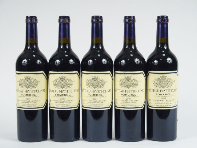 5 BOUTEILLES CHÂTEAU FEYTIT CLINET POMEROL - 2007