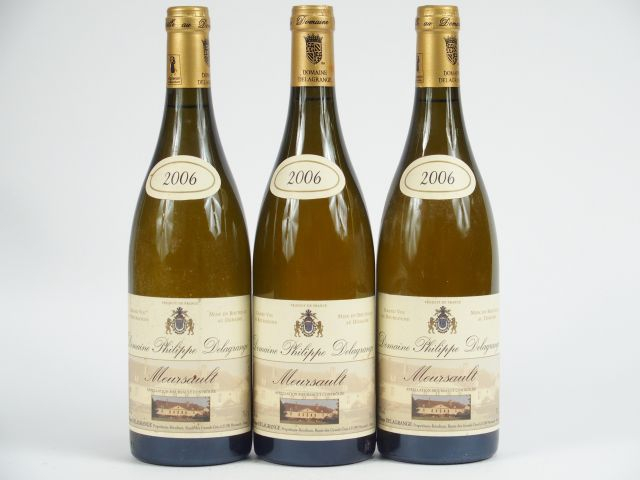 3 BOUTEILLES MEURSAULT DOMAINE PHILIPPE DELAGRANGE - 2006