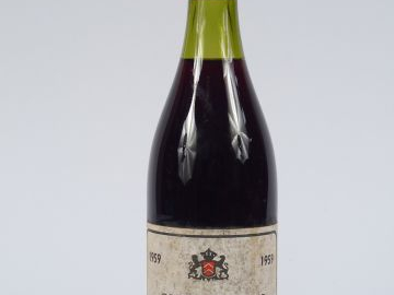 1 BOUTEILLE COTES DE BEAUNE VILLAGES L. GAUTHIER - 1959 - 3,5 CM