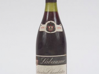 Vente aux enchères 1 BOUTEILLE LATRICIERES CHAMBERTIN LABAUME AÎNE   FILS - 1979 - 2,5 CM