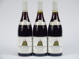 Vente aux enchères 3 BOUTEILLES GEVREY CHAMBERTIN 'LES VIGNES D'ISABELLE' P. ANDRE - 1996