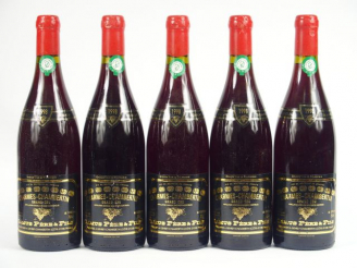 Vente aux enchères 5 BOUTEILLES CHARMES CHAMBERTIN GC CAMUS - 1998