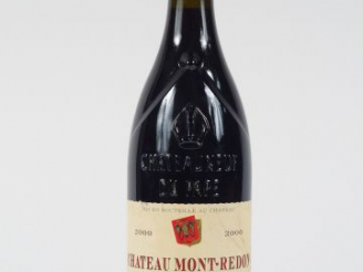 Vente aux enchères 1 BOUTEILLE CHÂTEAU MONT-REDON CHATEAUNEUF DU PAPE - 2000
