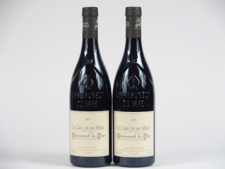 Vente aux enchères 2 BOUTEILLES CHATEAUNEUF DU PAPE 'LA CRAU DE MA MERE' MAYARD - 2005