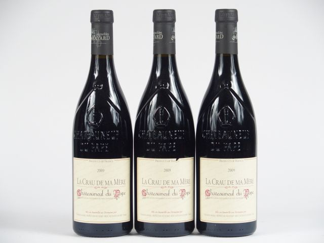 3 BOUTEILLES CHATEAUNEUF DU PAPE 'LA CRAU DE MA MERE' MAYARD - 2007