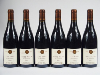 Vente aux enchères 6 BOUTEILLES CÔTE ROTIE 'LES ESSARTAILLES' LES VINS DE VIENNE - 2007 -