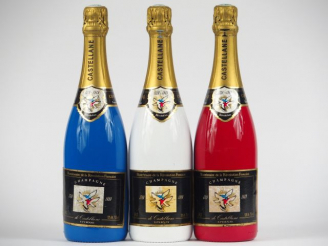 Vente aux enchères 3 BOUTEILLES CHAMPAGNE DE CASTELLANE BICENTENAIRE DE LA REVOLUTION FRA