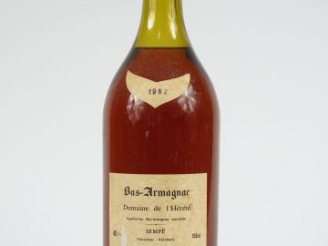Vente aux enchères 1 MAGNUM BAS ARMAGNAC DOMAINE DE L'HERETE' SEMPE 45% - 1962