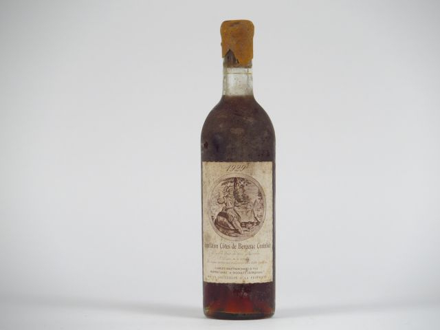 1 BOUTEILLE CÔTES DE BERGERAC C. MARTRENCHARD BLANC LIQUOREUX - 1929 -