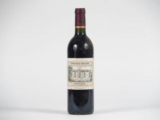 Vente aux enchères 1 BOUTEILLE CHÂTEAU DAUZAC GCC MARGAUX - 1990