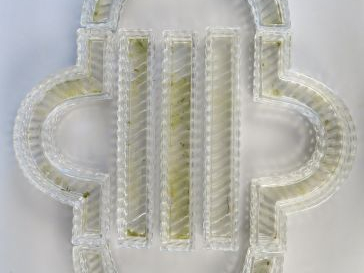 Chemin de table en cristal de Baccarat  (manque un élément)