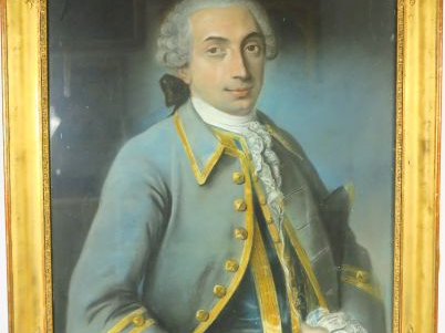 	Ecole française fin XVIII ème – début XIX ème « Portrait de gentilhom