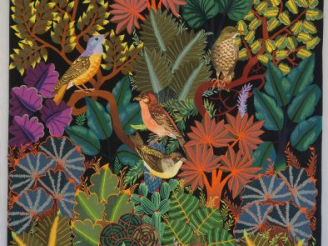 Vente aux enchères Geslin, Tapisserie d’Aubusson des ateliers Pinton, numérotée 1/6 « Flo