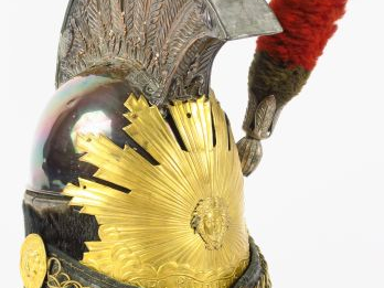 Rare casque de garde du corps du Roy modèle 1820 seconde restauration.