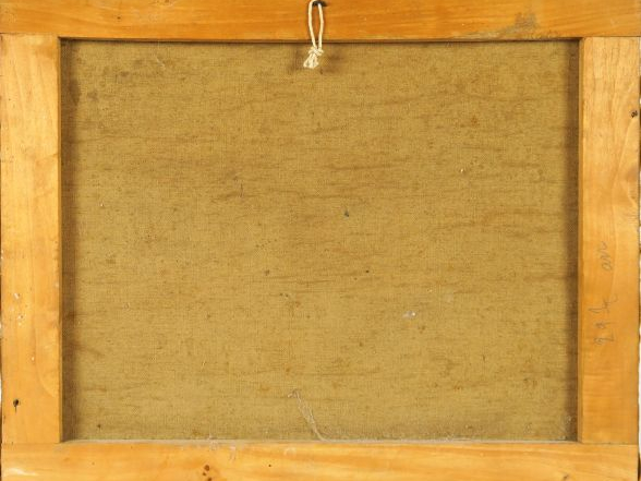 Paul BARIAN. 'L'atelier de couture'. Huile sur toile, signée en bas à 