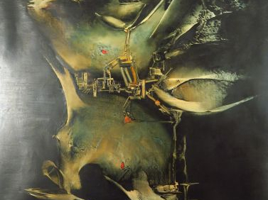 KABLAT. 'Conjonction'. Huile sur toile, signée en bas à gauche.  Dim. 