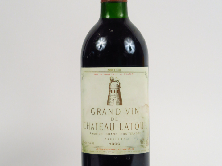 1 BOUTEILLE CHÂTEAU LATOUR 1er GCC PAUILLAC - 1990 - ETLT