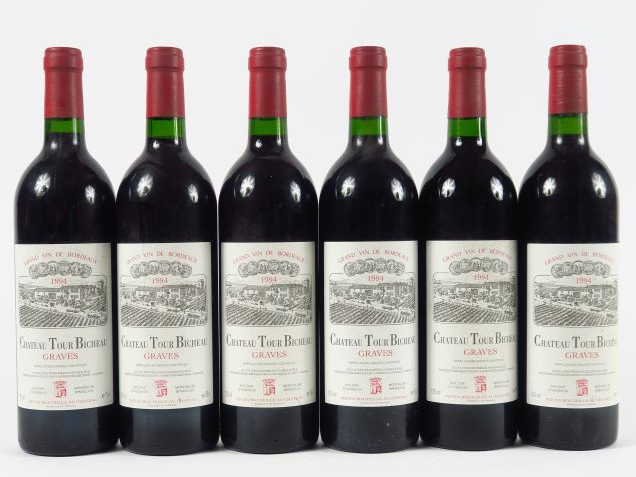 6 BOUTEILLES CHÂTEAU TOUR BICHEAU GRAVES - 1994