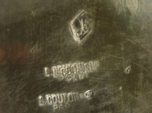 Broc et son bassin de style Louis XV en argent, poinçon Minerve, à déc