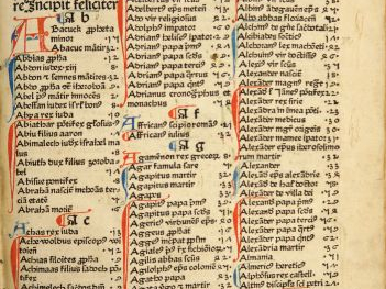 ROLEVINCK (Werner). Fasciculum temporum omnes antiquorum. Cronicas com