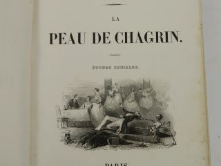 BALZAC ILLUSTRÉ. La peau de chagrin. Paris, Delloye, Lecou 1838. gd in