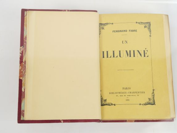 FABRE (Ferdinand). Un Illuminé. Paris, Charpentier 1890. in-12. 1/2 ma