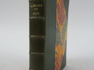 FRANCE (Anatole). Clio. Paris, Calmann Levy 1900. in-8. 1/2 chagr. jan